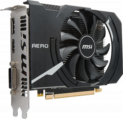Видеокарта MSI GEFORCE GTX1050 TI AERO ITX 4Гб – фото