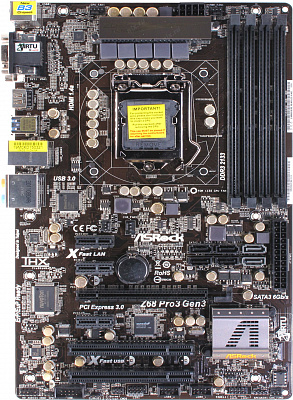 Материнская плата ASROCK Z68 PRO3 GEN3 – фото
