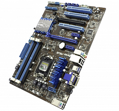 Материнская плата ASUS P8H77-V LE – фото