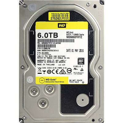 Жесткий диск WD GOLD WD6002FRYZ 6Тб #2 – фото