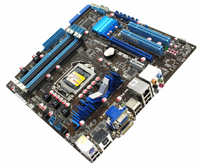 Материнская плата ASUS P7H55D-M PRO – фото