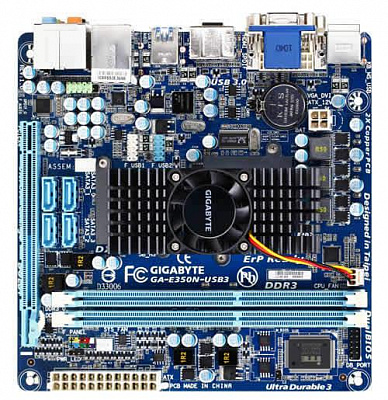 Материнская плата GIGABYTE GA-E350N-USB3 – фото
