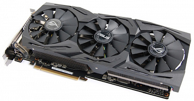 Видеокарта ASUS GEFORCE GTX1070 TI STRIX OC 8Гб – фото