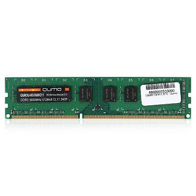 Оперативная память QUMO QUM3U-8G1600СD11 DDR3 8Гб – фото