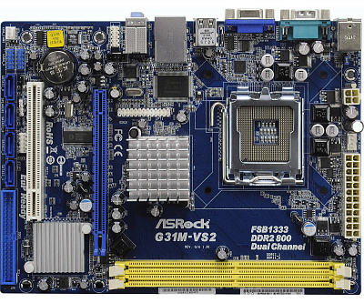Материнская плата ASROCK G31M-VS2 – фото