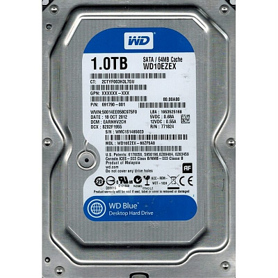 Жесткий диск WD WD10EZEX 1Тб (Новый) – фото