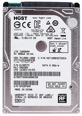 Жесткий диск для ноутбука HGST HTE721010A9E630 1Тб – фото