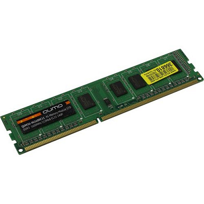 Оперативная память SO-DIMM QUMO QUM3U-4G1600C11L DDR3L 4Гб – фото