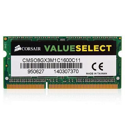Оперативная память SO-DIMM CORSAIR CMSO8GX3M1C1600C11 DDR3L 8Гб – фото
