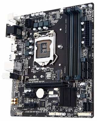 Материнская плата GIGABYTE GA-B150M-DS3H – фото