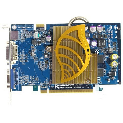 Видеокарта GIGABYTE GEFORCE 6600 GT 128Мб – фото