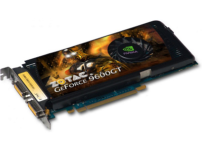 Видеокарта ZOTAC GEFORCE 9600GT 512Мб – фото