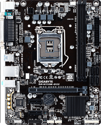 Материнская плата GIGABYTE GA-H110M-DS2 – фото