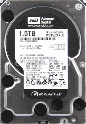 Жесткий диск WD WD1502FAEX 1,5Тб #3 – фото