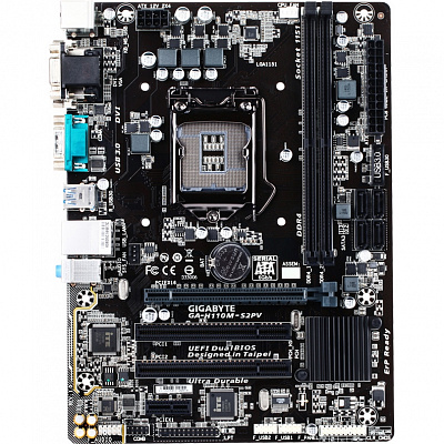 Материнская плата GIGABYTE GA-H110M-S2PV (Новая) – фото