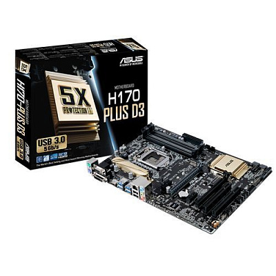 Материнская плата ASUS H170-PLUS D3 – фото