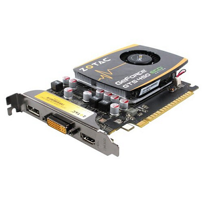 Видеокарта ZOTAC GEFORCE GTS450 ECO EDITION 1Гб – фото