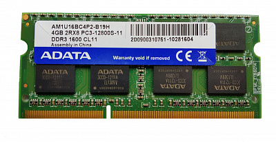 Оперативная память SO-DIMM ADATA  AM1U16BC4P2-B19H DDR3 4Гб – фото