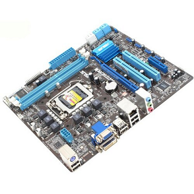 Материнская плата ASUS P8H67-M LX  – фото