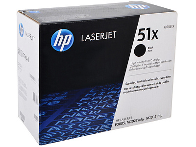 Картридж HP Q7551X черный – фото