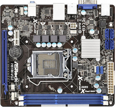 Материнская плата ASROCK H61M-VG3 – фото