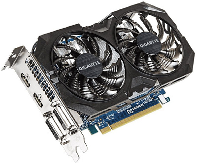 Видеокарта GIGABYTE GEFORCE GTX750 TI OC 4Гб – фото