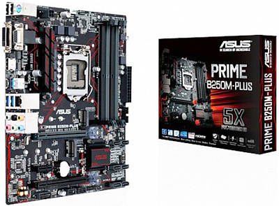 Материнская плата ASUS PRIME B250M-PLUS – фото