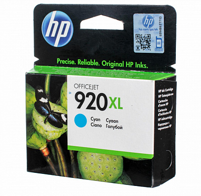 Картридж HP №920 CD972AE голубой – фото