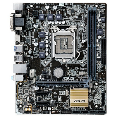 Материнская плата ASUS H110DM-A – фото