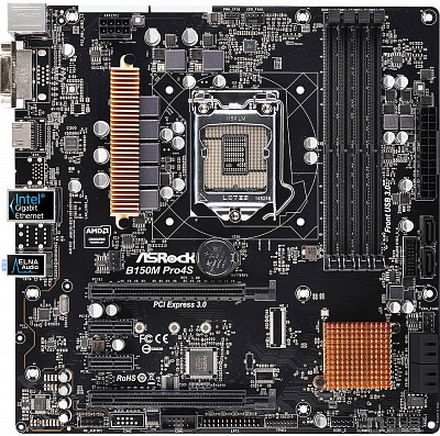 Материнская плата ASROCK B150M PRO4S – фото