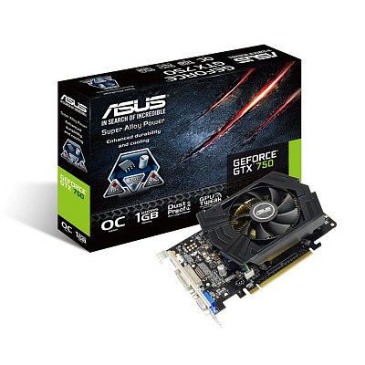Видеокарта ASUS GEFORCE GTX750 1Гб – фото