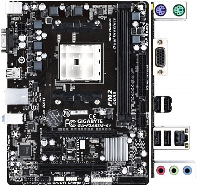 Материнская плата GIGABYTE GA-F2A55M-S1 – фото