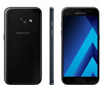Смартфон SAMSUNG GALAXY A3 (2017) BLACK – фото