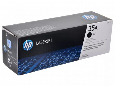 Картридж HP CB435A черный – фото