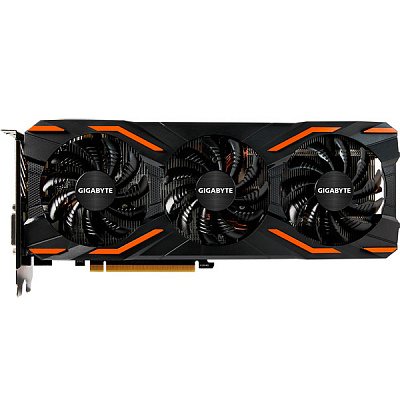 Видеокарта GIGABYTE GEFORCE GTX1080 WINDFORCE OC 8G Задвоенная – фото