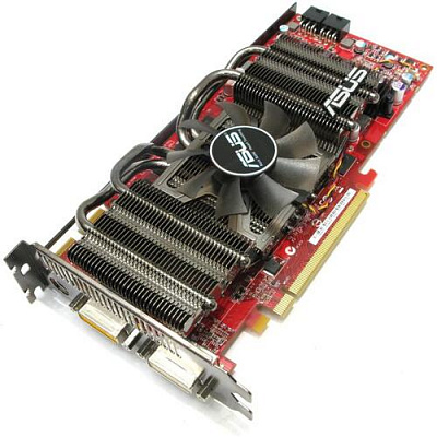 Видеокарта ASUS RADEON HD4870 1Гб – фото