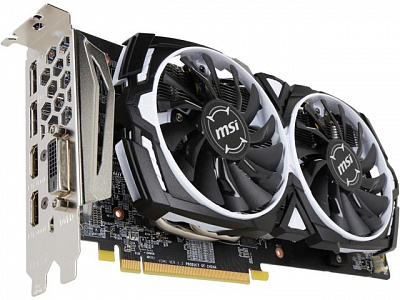Видеокарта MSI RADEON RX 580 ARMOR OC 8Гб – фото