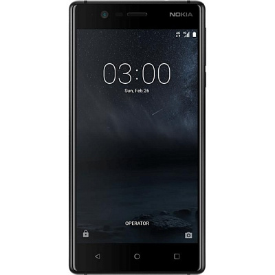 Смартфон NOKIA 3 DUAL SIM BLACK [TA-1032] – фото
