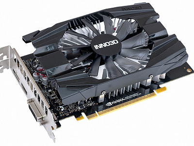 Видеокарта INNO3D GEFORCE GTX1650 COMPACT V2 4Гб – фото