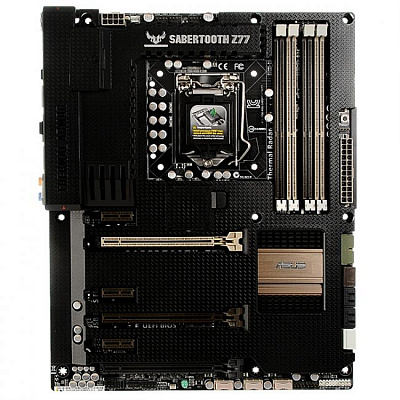 Материнская плата ASUS SABERTOOTH Z77 – фото