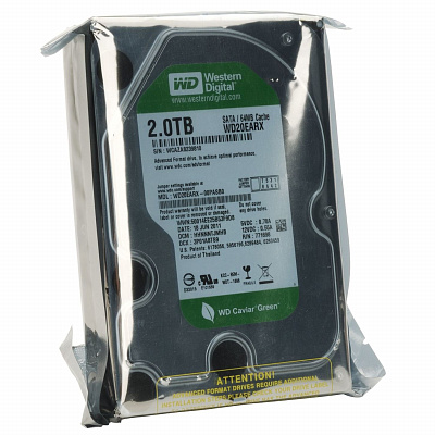 Жесткий диск WD WD20EARX 2Тб #1 – фото