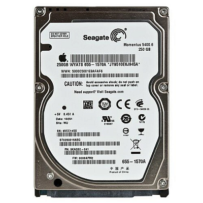 Жесткий диск для ноутбука SEAGATE ST9250315AS 250Гб (Новый) – фото