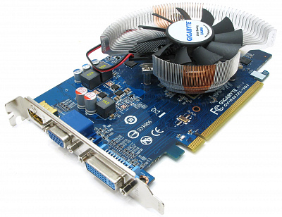 Видеокарта GIGABYTE RADEON HD4670 1Гб – фото