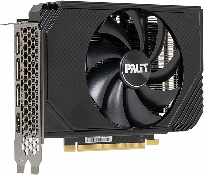 Видеокарта PALIT GEFORCE RTX3050 STROMX OC 6Гб (Новая) – фото