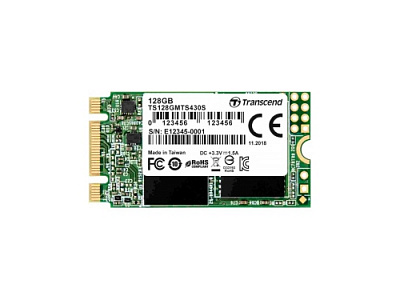 Накопитель SSD М.2 TRANSCEND MTS430 128Гб #1 – фото