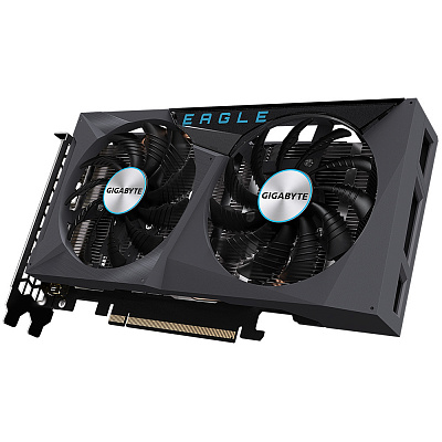 Видеокарта GIGABYTE GEFORCE RTX 3050 EAGLE OC 8Гб (Новая) – фото