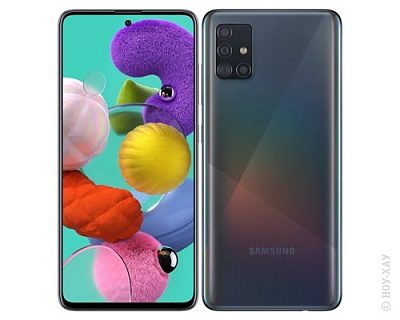 Смартфон SAMSUNG GALAXY A51 64Гб BLACK – фото