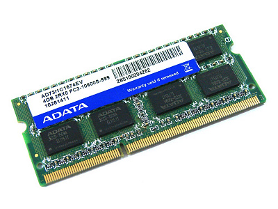 Оперативная память SO-DIMM ADATA  AD73I1C1674EV DDR3 4Гб – фото