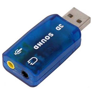 Внешняя звуковая карта USB в ассортименте – фото