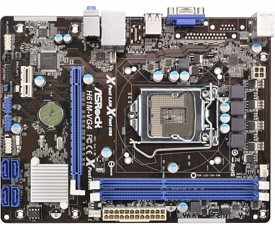 Материнская плата ASROCK H61-VG4 – фото